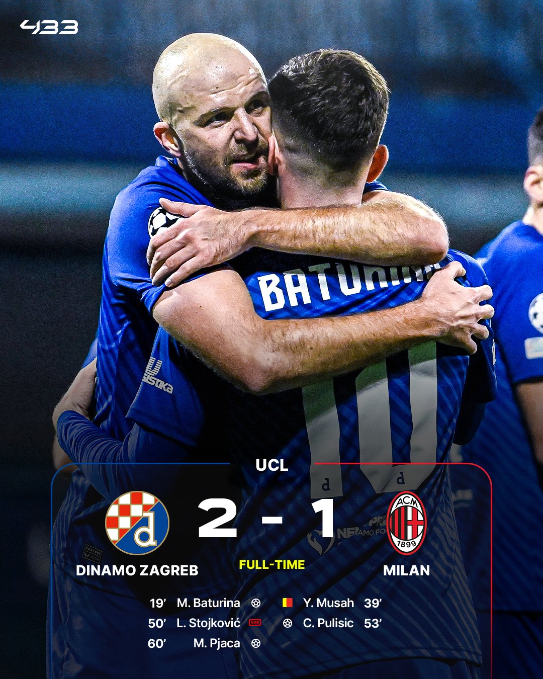 AC米兰客场丢分,欧战席位受威胁 AC米兰客场丢分,欧战席位受威胁